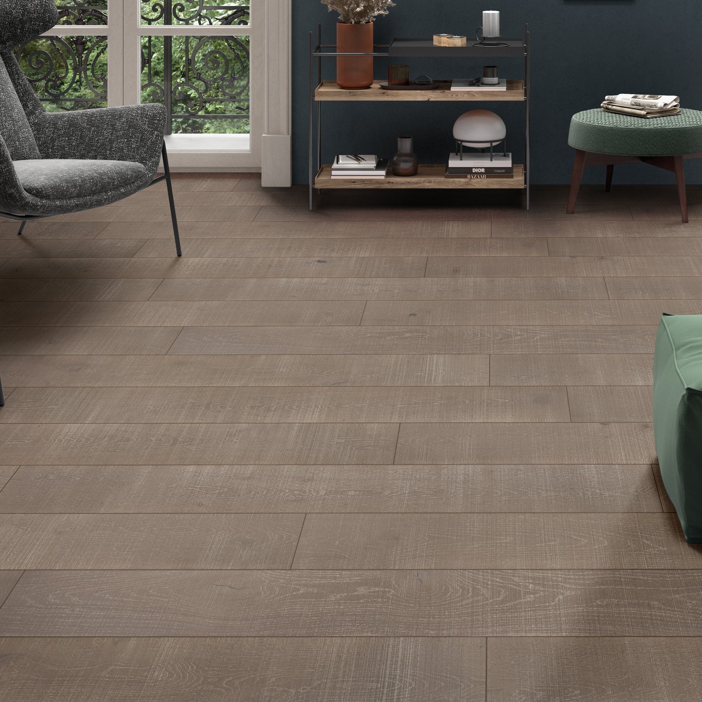 Mccarran Hinton 9.45 X 86.6 Brushed Hardwood Plank