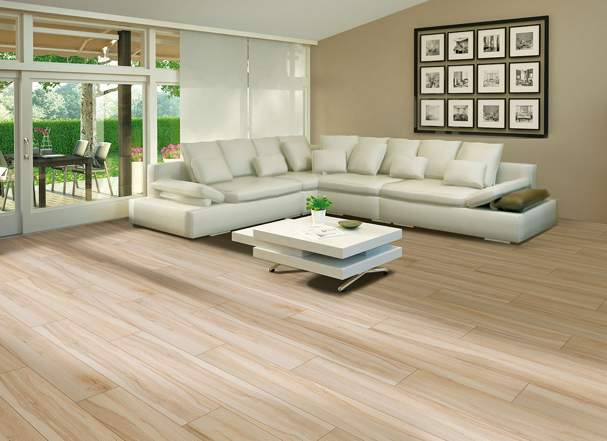 Aspenwood Artic 9X48 Matte Porcelain Tile
