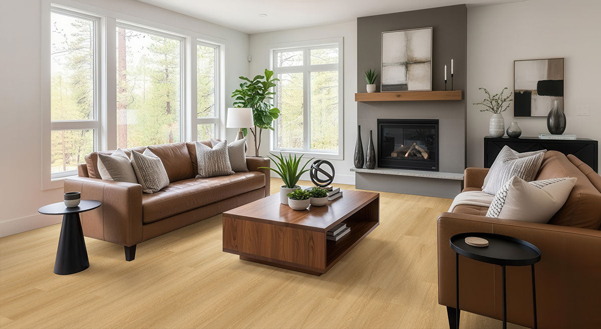 MSI Nove Bayside Bluff 9x48 Extra-Wide Waterproof Glue-Down Luxury Vinyl Plank (54.00 sq. ft./box)