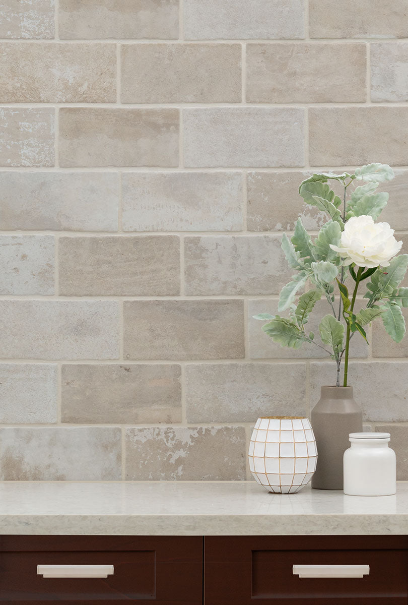 Capella Ivory Brick 5x10 Matte Porcelain Wall & Floor Tile