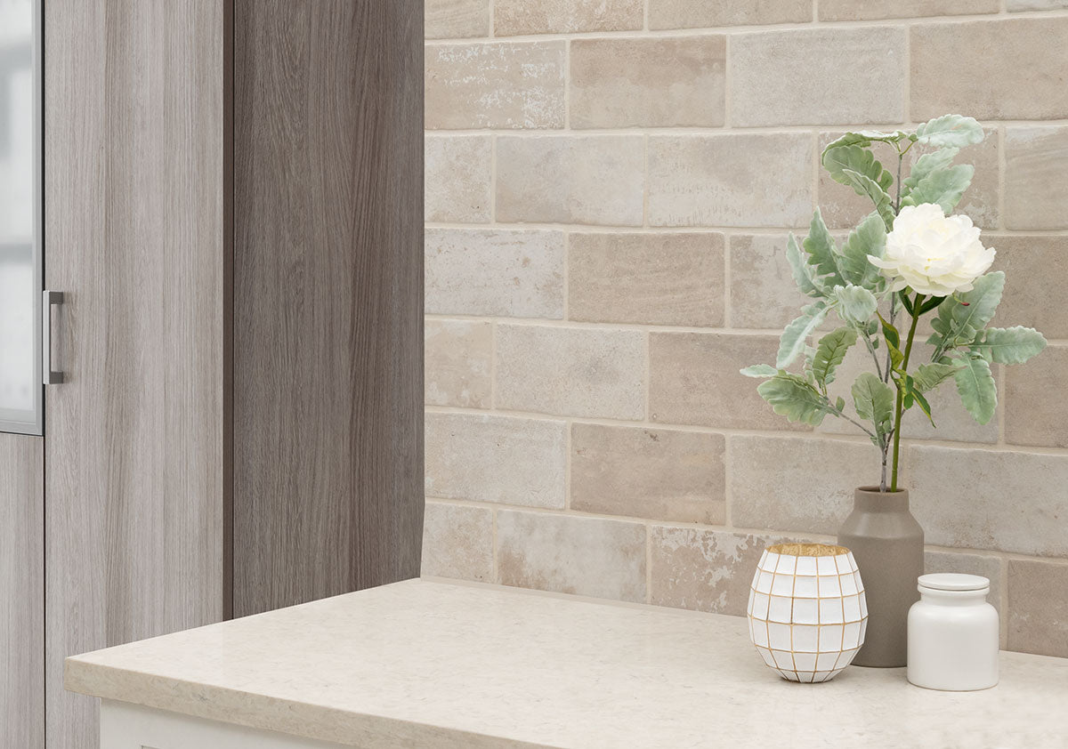 Capella Ivory Brick 5x10 Matte Porcelain Wall & Floor Tile