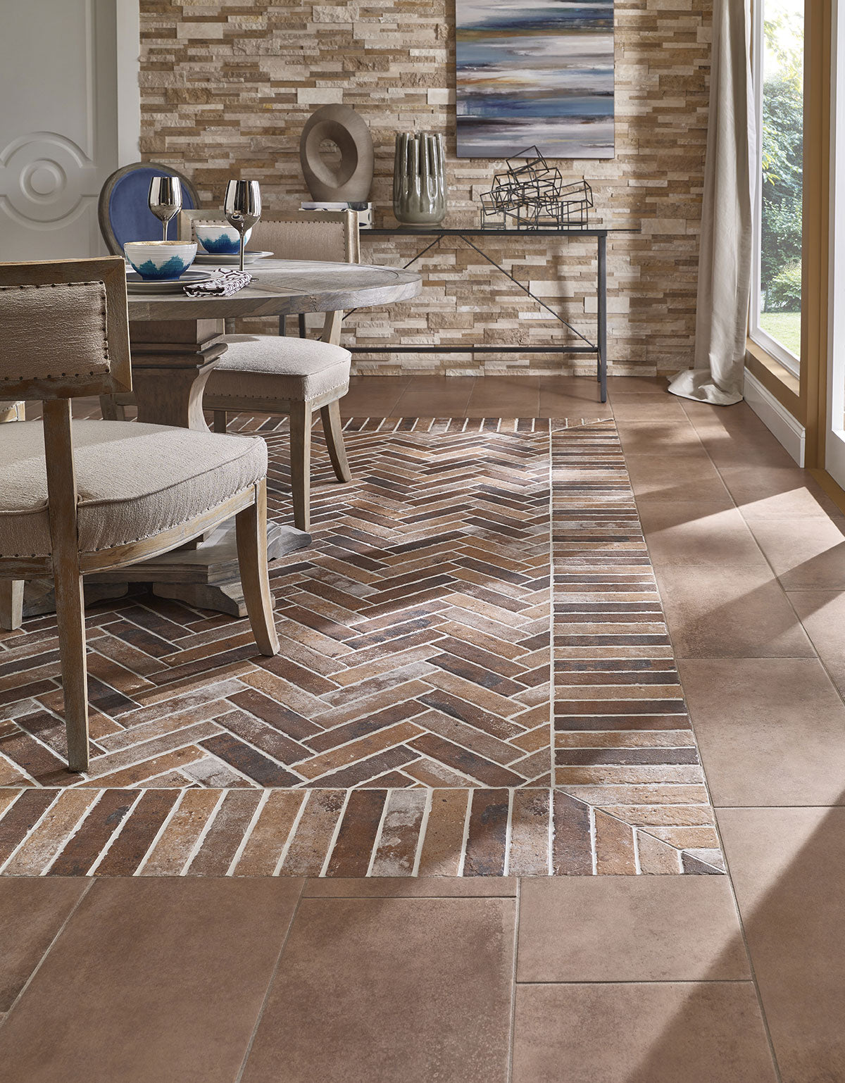Capella Red Brick 2x10 Matte Porcelain Wall & Floor Tile