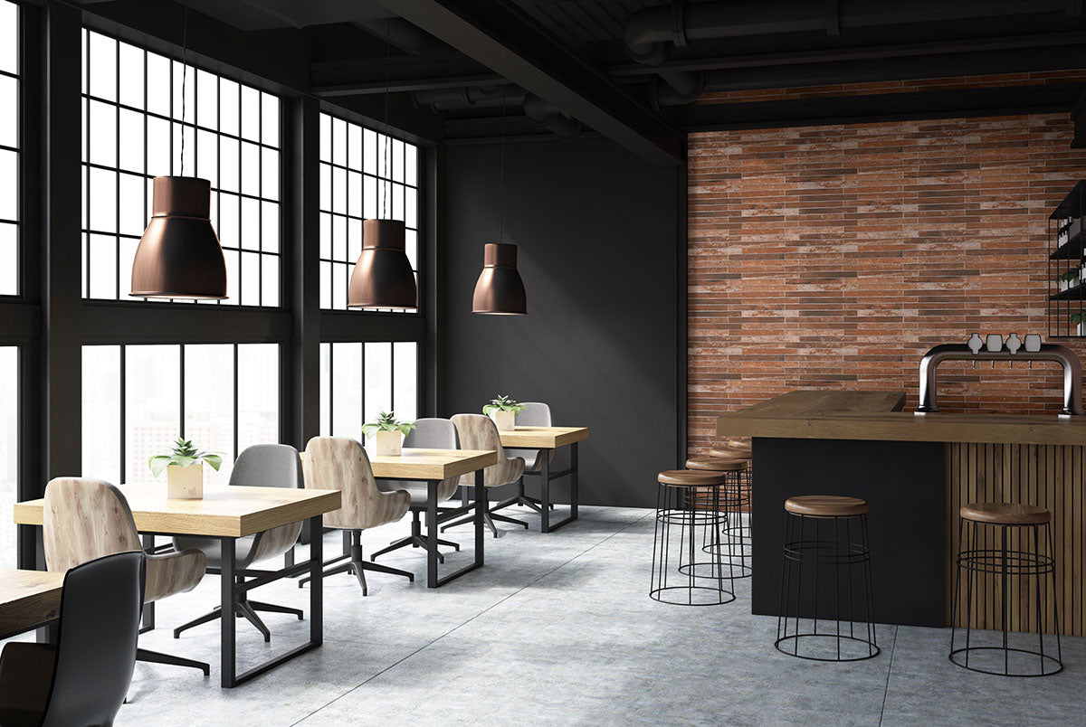 Capella Red Brick 2x18 Matte Porcelain Wall & Floor Tile