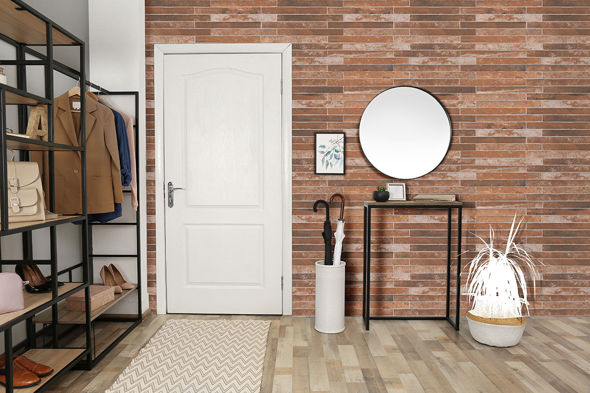 Capella Red Brick 2x18 Matte Porcelain Wall & Floor Tile
