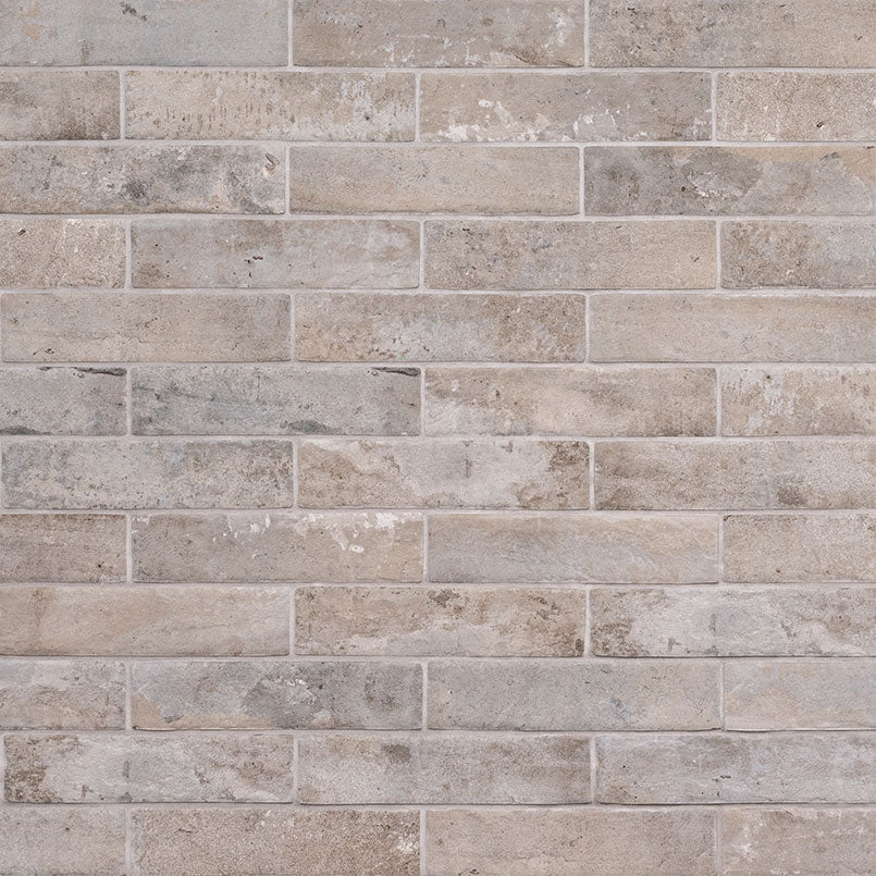 Capella Taupe Brick 2x10 Matte Porcelain Wall & Floor Tile