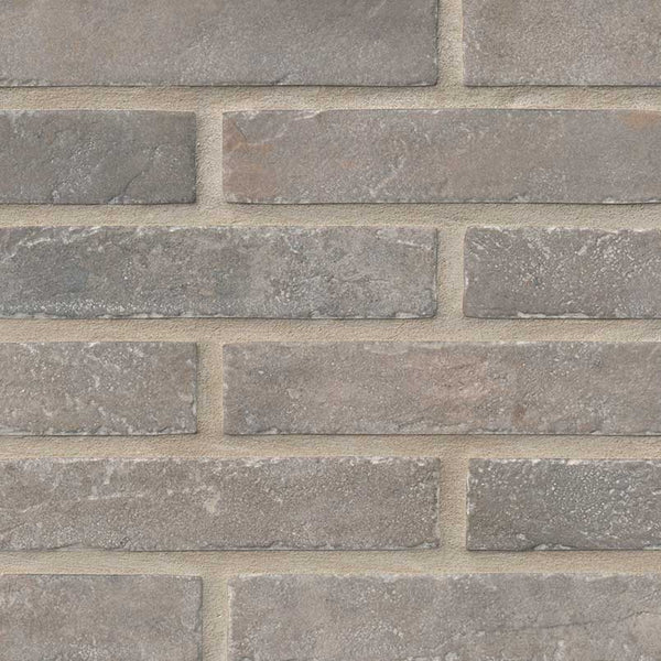 Brickstone Taupe 2X10 Brick Pattern Porcelain Tile
