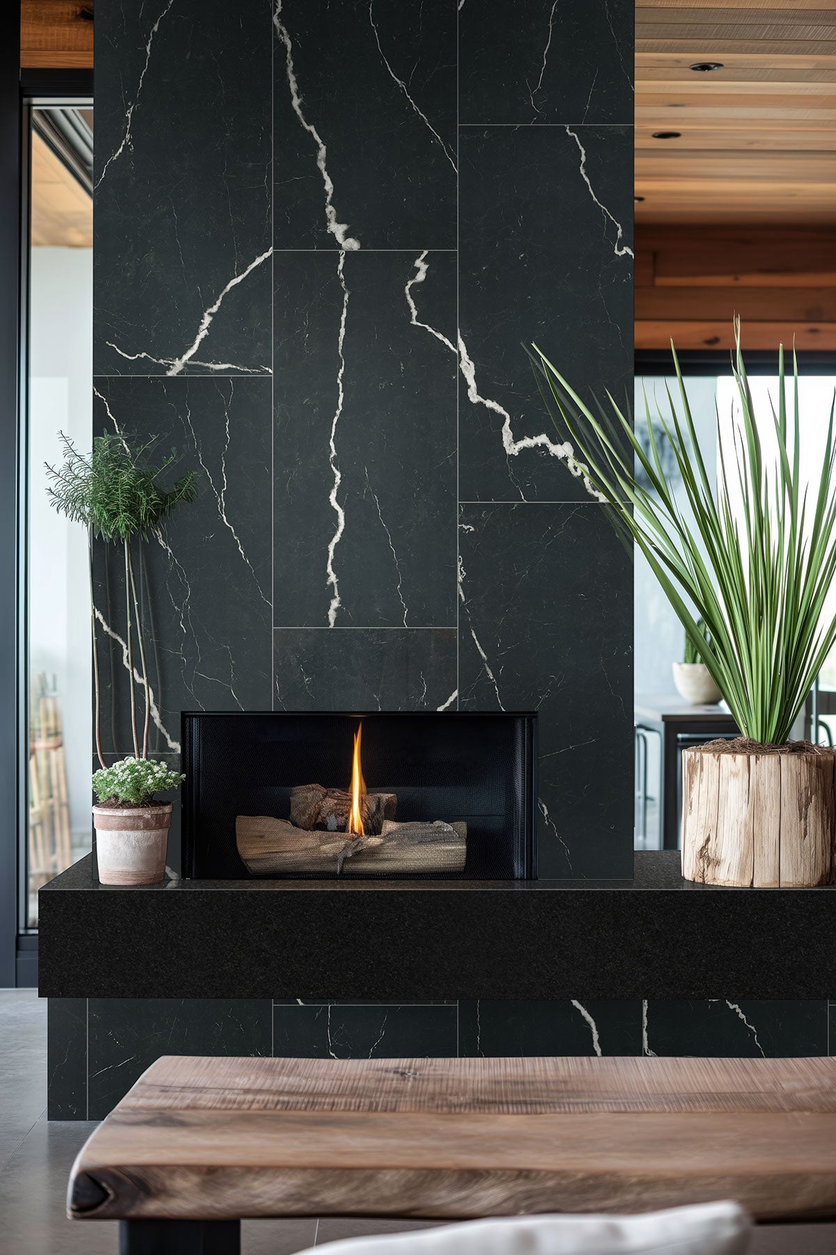 Exotika Soho Noir 24x48 Polished Porcelain Tile