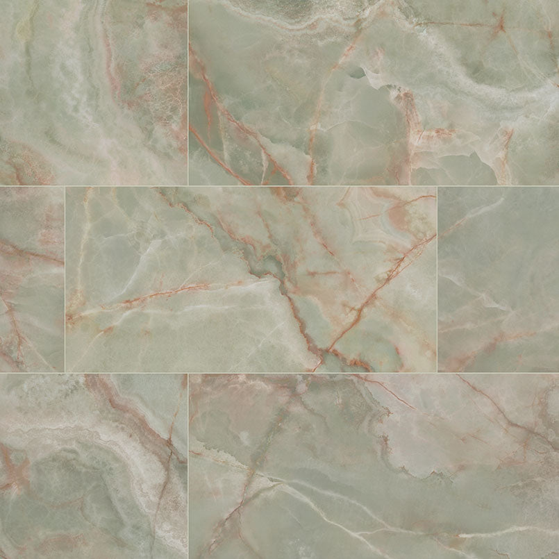Exotika Verde Vivo 24x48 Polished Porcelain Tile