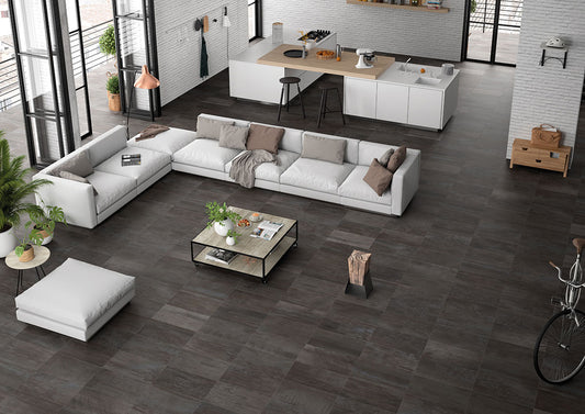MSI Oxide Iron 12" x 24" Matte Porcelain Floor and Wall Tile - Industrial Metallic Look