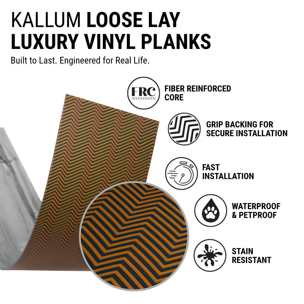 MSI Kallum Sandino 9"x48" Waterproof Loose Lay LVP