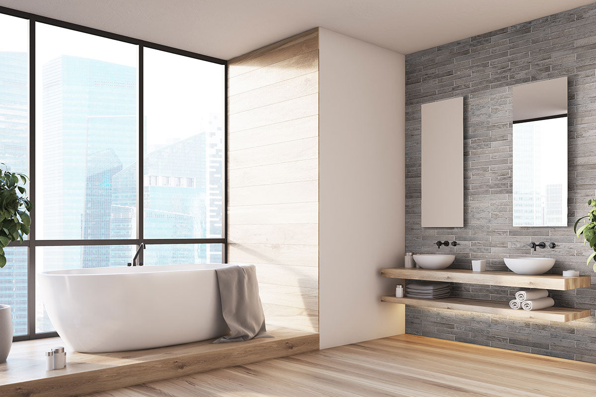 Capella Taupe Brick 2x18 Matte Porcelain Wall & Floor Tile