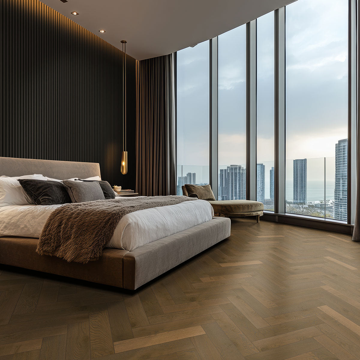 Mccarran Wayland 5 X 24 Herringbone Engineered Hardwood Flooring