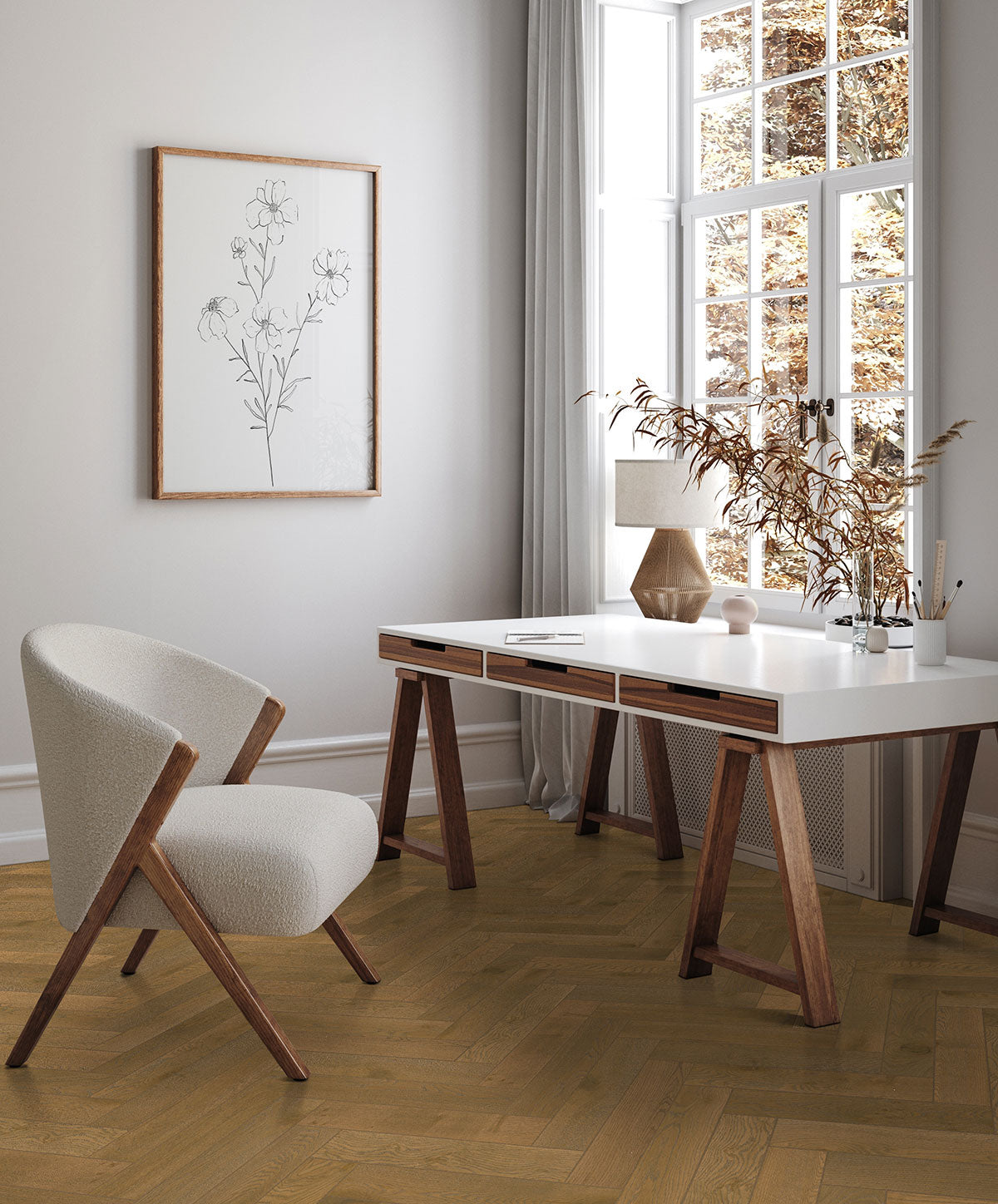 Mccarran Wayland 5 X 24 Herringbone Engineered Hardwood Flooring