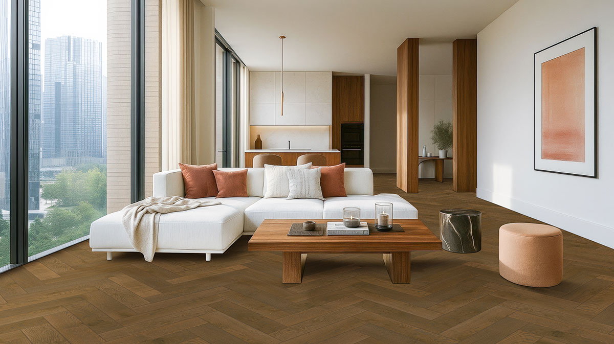 Mccarran Wayland 5 X 24 Herringbone Engineered Hardwood Flooring