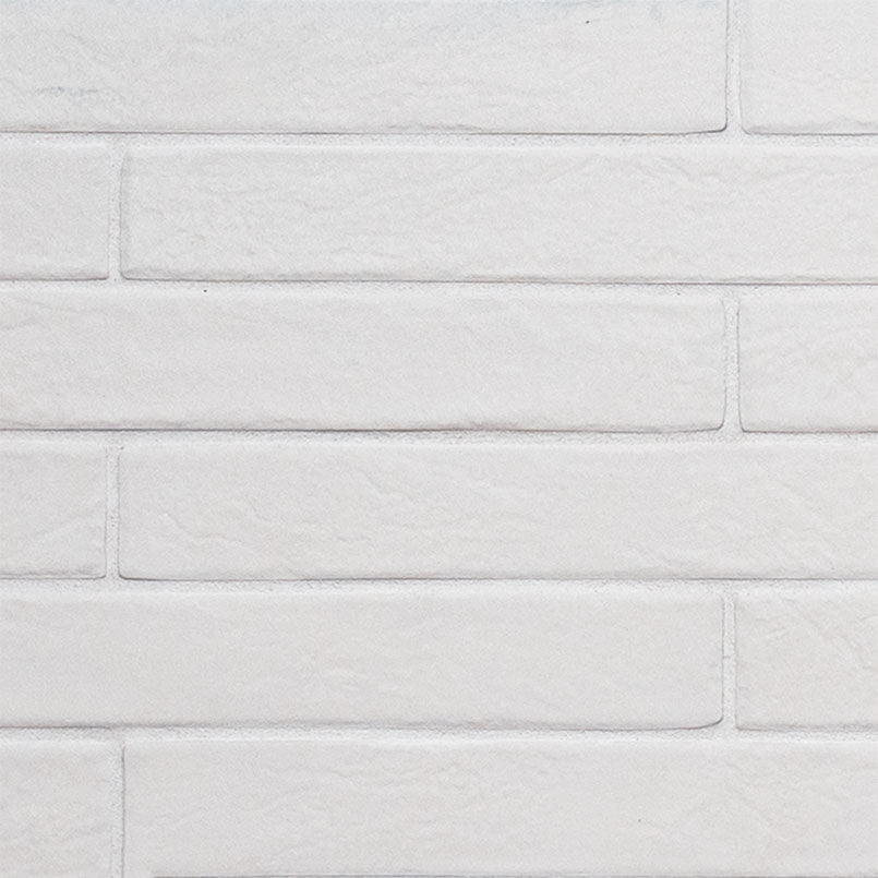 Capella White Brick 2x18 Matte Porcelain Wall & Floor Tile