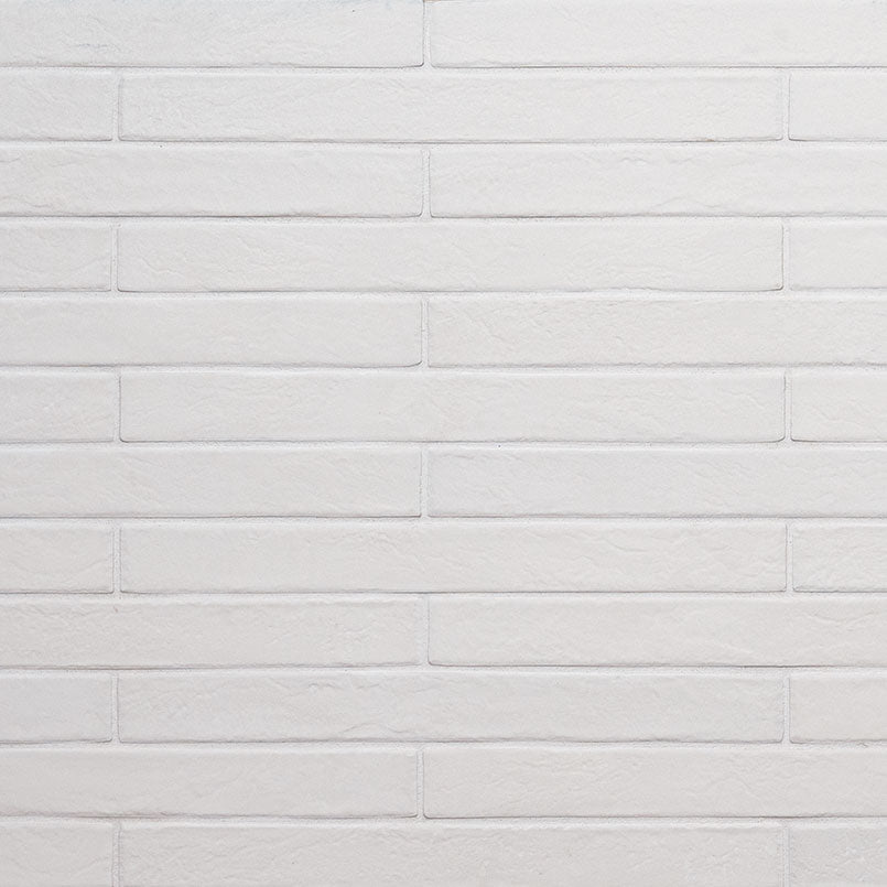 Capella White Brick 2x18 Matte Porcelain Wall & Floor Tile