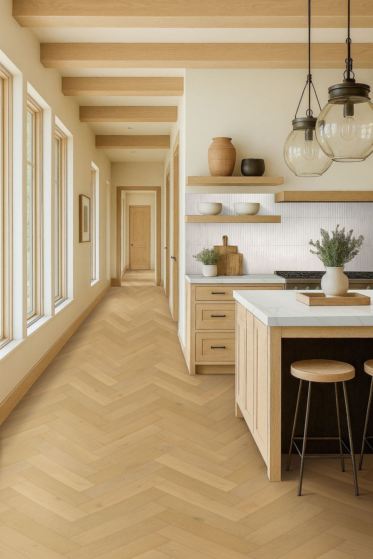 Mccarran Whitlock 5 X 24 Herringbone Engineered Hardwood Flooring