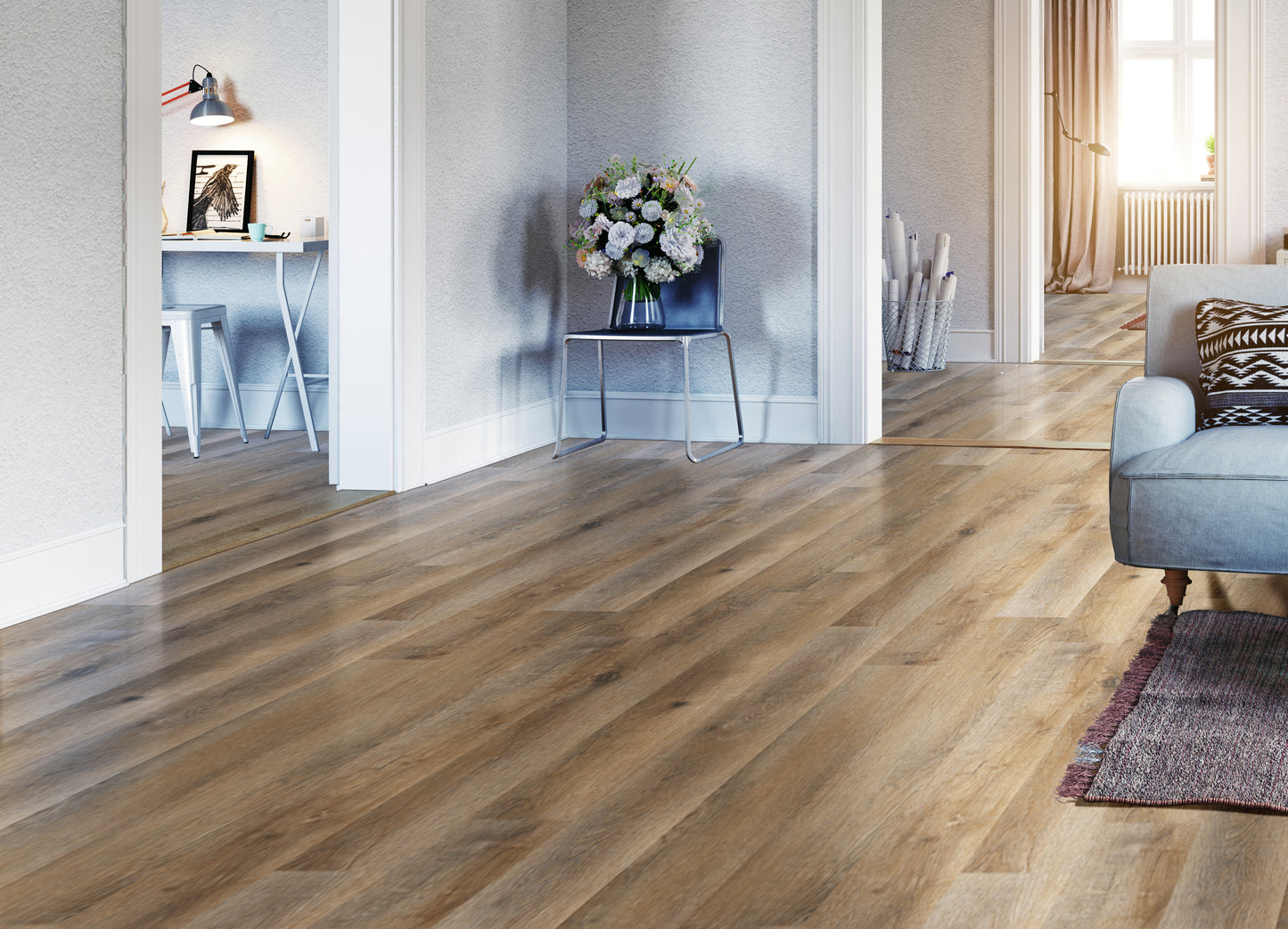 Wilmont Reclaimed Oak 7x48 Luxury Vinyl Tile