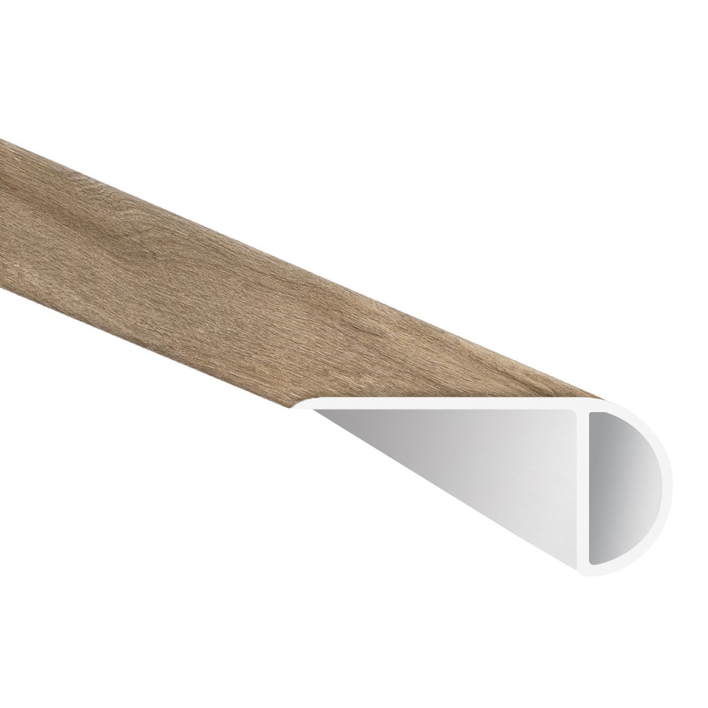 Smithcliffs 2-3/4X94 Hybrid Rigid Core Vinyl Overlapping Stair Nose