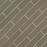 Brickstone Putty 2X10 Brick Pattern Porcelain Tile