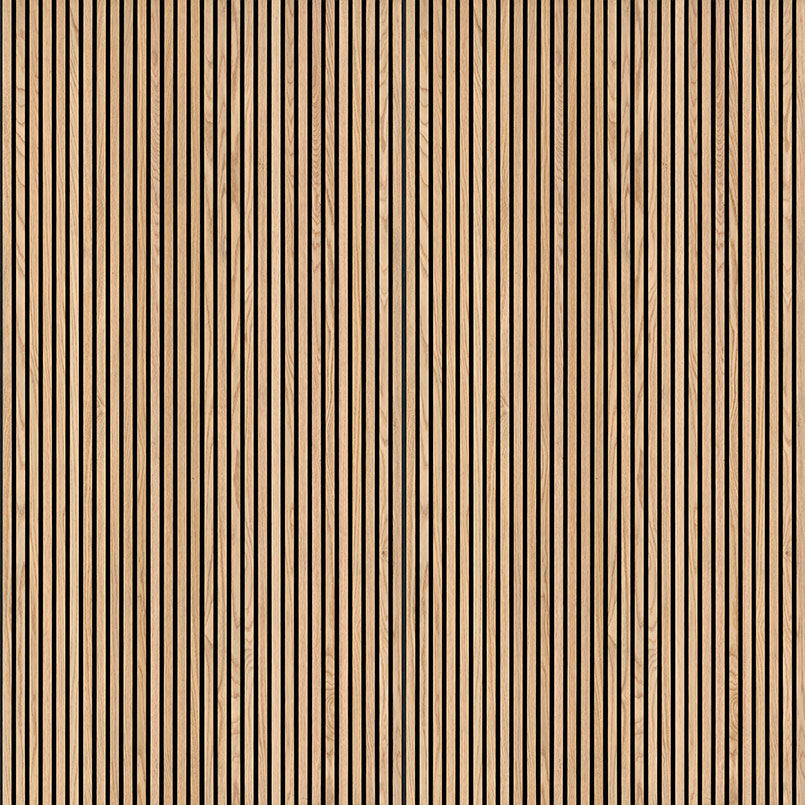Natural 9.5 in. x 94.5 in. Acoustic Wood Slat Panels