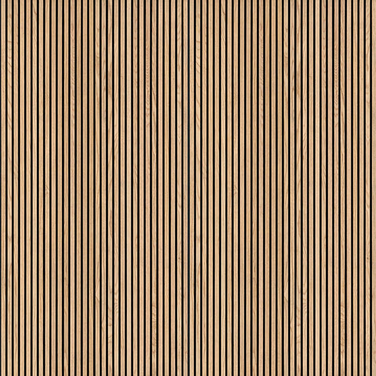 Natural 9.5 in. x 94.5 in. Acoustic Wood Slat Panels