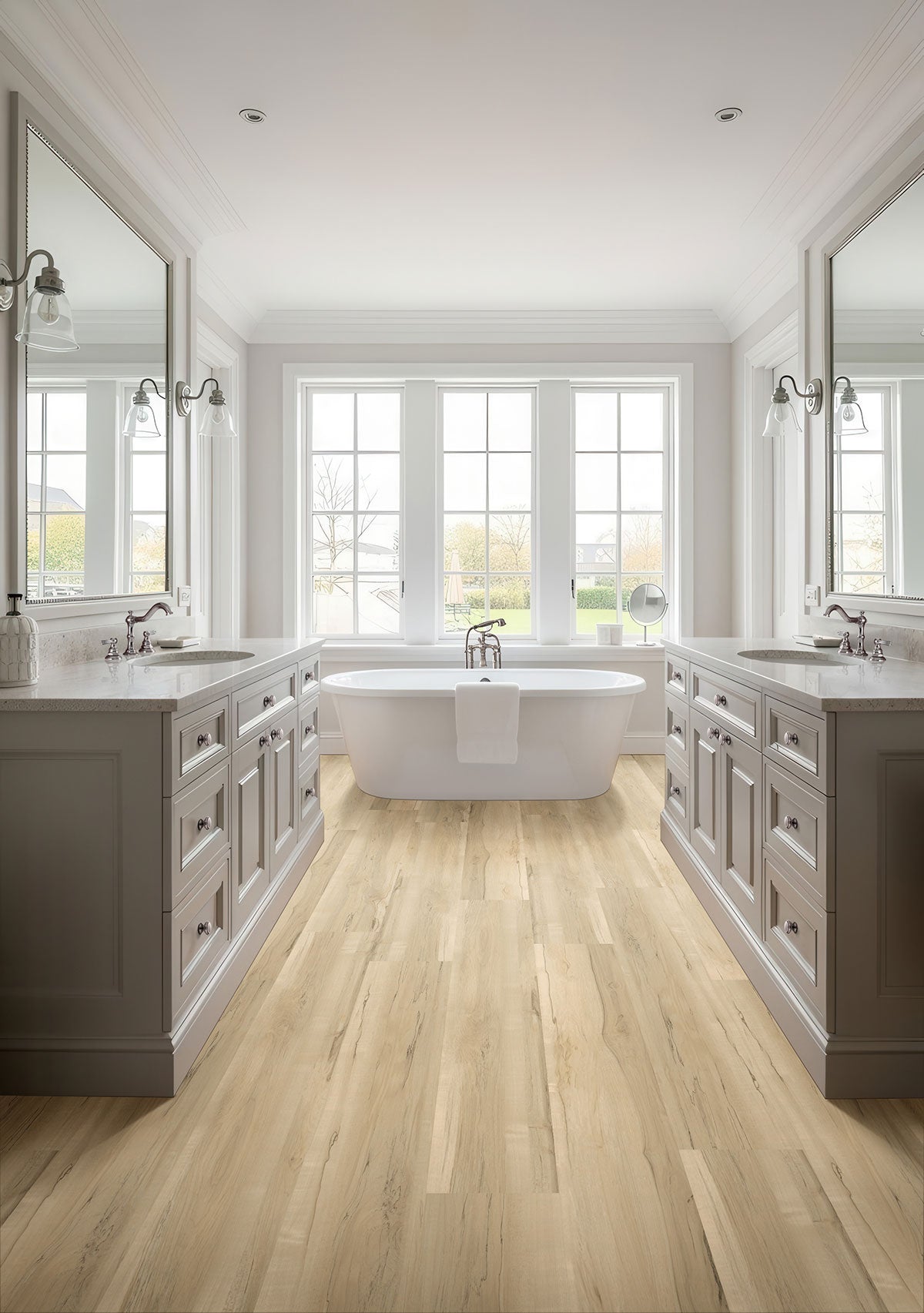 MSI Nove Akadia 9x48 Extra-Wide Waterproof Glue-Down Luxury Vinyl Plank (54.00 sq. ft./box)