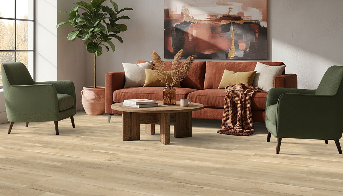 MSI Nove Akadia 9x48 Extra-Wide Waterproof Glue-Down Luxury Vinyl Plank (54.00 sq. ft./box)