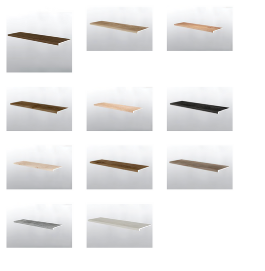 Andover 12x47 Eased Edge Luxury Vinyl Stair Tread Pack of Two