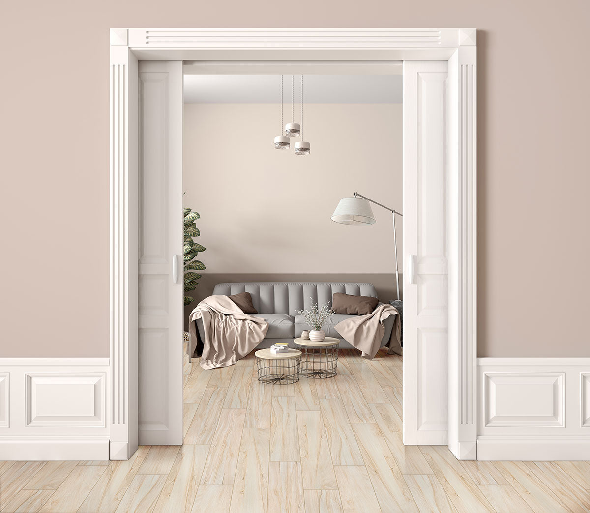 Aspenwood Artic 9X48 Matte Porcelain Tile