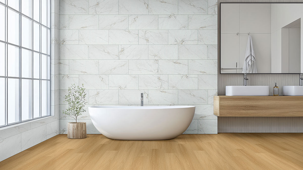 MSI Nove Bayside Bluff 9x48 Extra-Wide Waterproof Glue-Down Luxury Vinyl Plank (54.00 sq. ft./box)