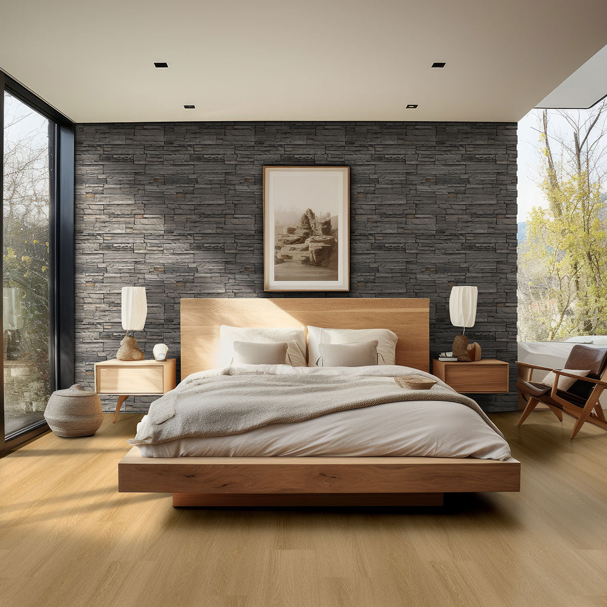 MSI Nove Bayside Bluff 9x48 Extra-Wide Waterproof Glue-Down Luxury Vinyl Plank (54.00 sq. ft./box)