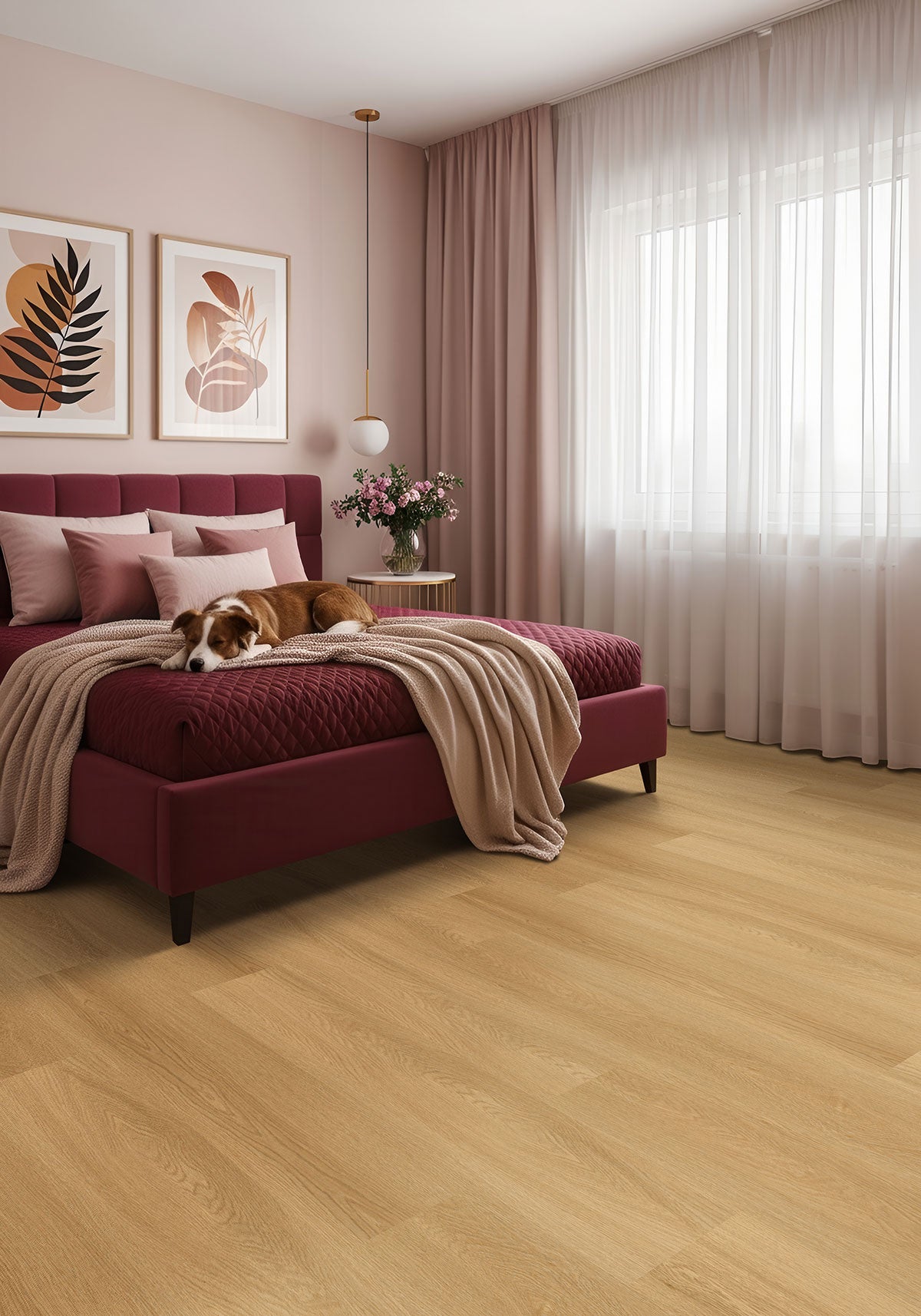 MSI Nove Bayside Bluff 9x48 Extra-Wide Waterproof Glue-Down Luxury Vinyl Plank (54.00 sq. ft./box)