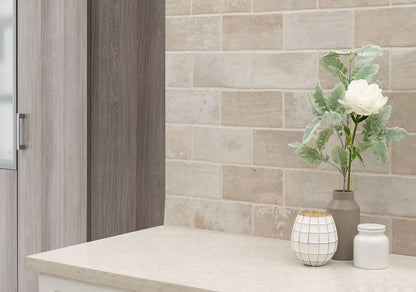 Capella Ivory Brick 5x10 Matte Porcelain Wall & Floor Tile