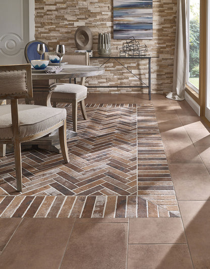 Capella Red Brick 2x10 Matte Porcelain Wall & Floor Tile