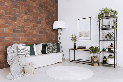 Capella Red Brick 5x10 Matte Porcelain Wall & Floor Tile