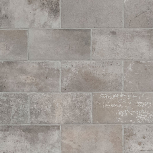 Capella Taupe Brick 2x10 Matte Porcelain Wall & Floor Tile