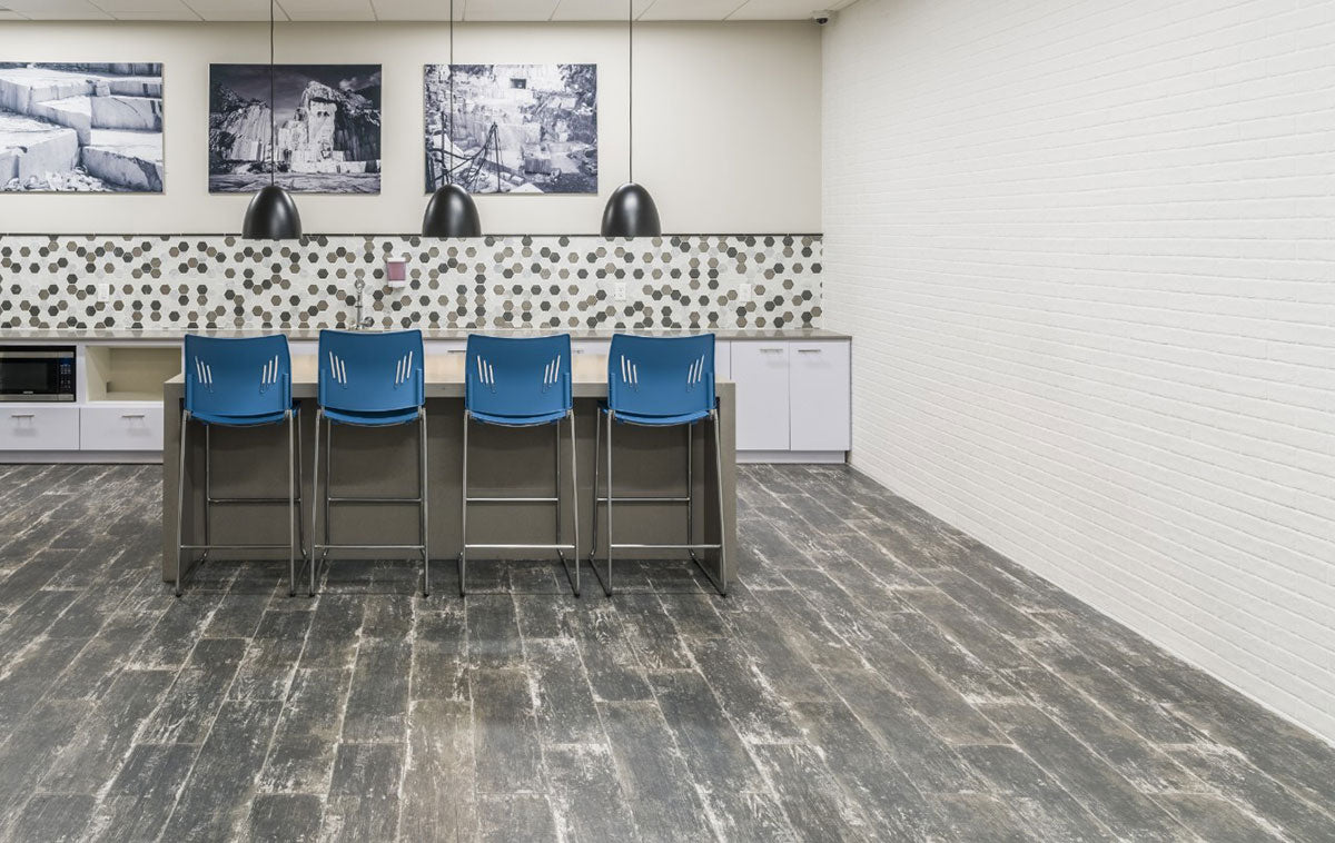 Capella Charcoal Brick 2x10 Matte Porcelain Wall & Floor Tile