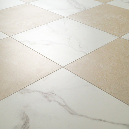 MSI Calacatta Crema Checkered 24x24 Matte Porcelain Floor & Wall Tile