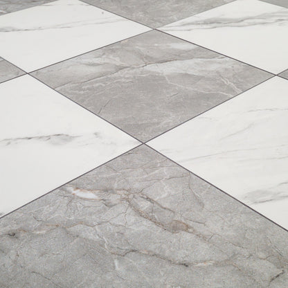 MSI Calacatta Grigio Checkered 24x24 Matte Porcelain Floor & Wall Tile