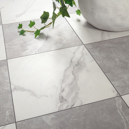 MSI Calacatta Grigio Checkered 24x24 Matte Porcelain Floor & Wall Tile