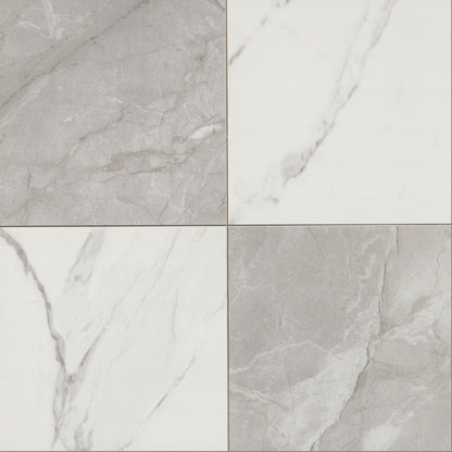 MSI Calacatta Grigio Checkered 24x24 Matte Porcelain Floor & Wall Tile