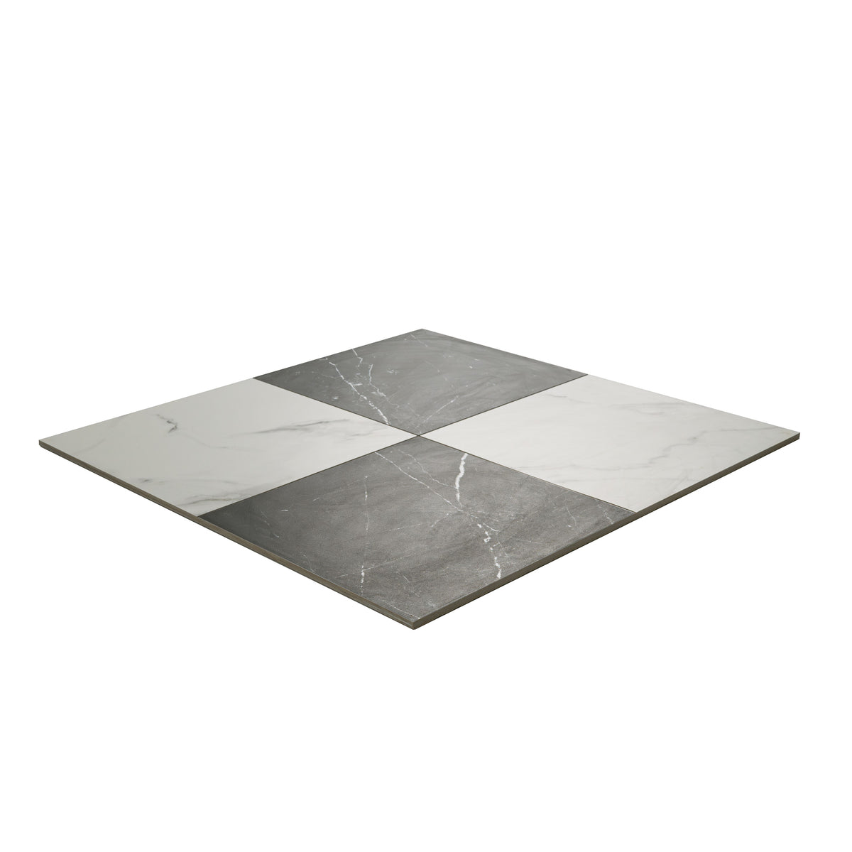 MSI Calacatta Marquina Checkered 24x24 Matte Porcelain Floor & Wall Tile
