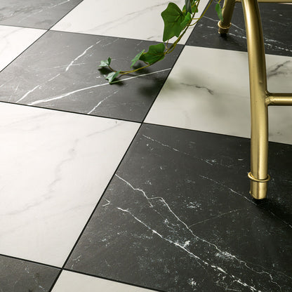MSI Calacatta Marquina Checkered 24x24 Matte Porcelain Floor & Wall Tile