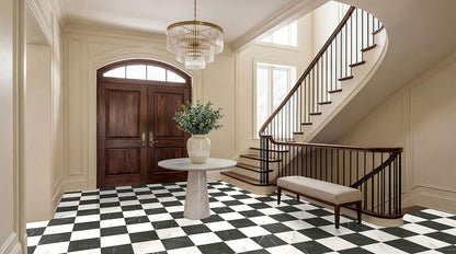 MSI Calacatta Marquina Checkered 24x24 Matte Porcelain Floor & Wall Tile