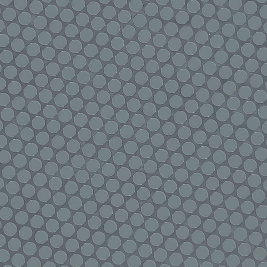 Cielo Azul Penny Round 11X12 Glossy Porcelain Mosaic Floor Wall Tile
