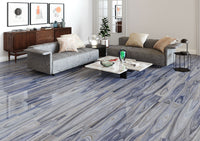 Dellano Exotic Blue 8x48 Polished Wood Look Porcelain Tile