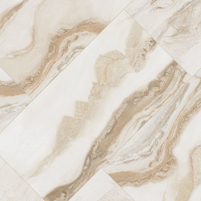 Exotika Nebula Almond 24x48 Polished Porcelain Tile