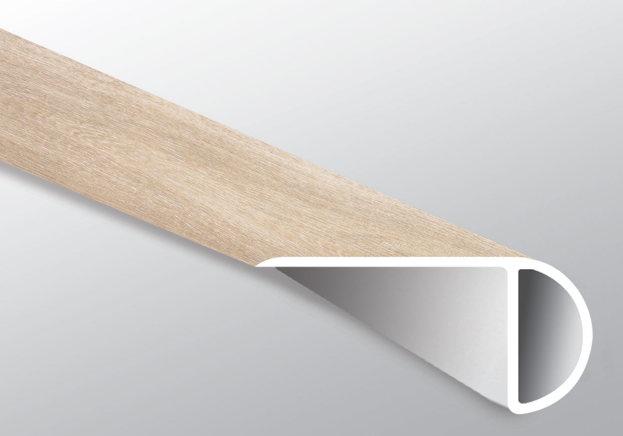 Laurel 2.23"x1.03"x94" Vinyl Overlapping Stair Nose