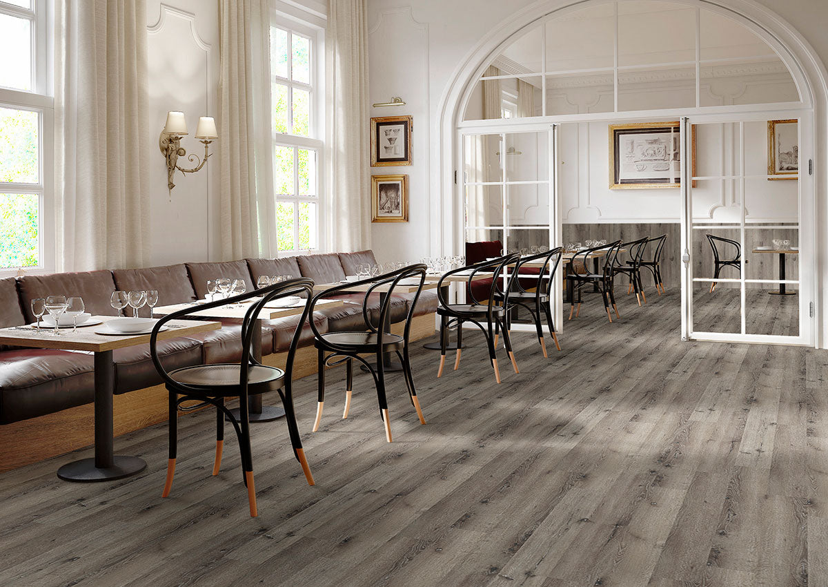MSI Glenridge Charcoal Oak 6" x 48" Waterproof Luxury Vinyl Plank (12 Mil Wear Layer)